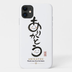 Personalized Arigatou Tote Bag Custom Name & Mes iPhone 11 Case