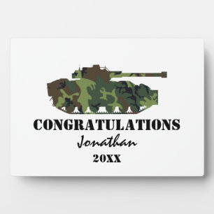 Personalized Army Passing Out Plaque