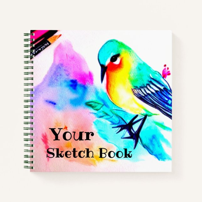 Personalized Art Sketch Book (Front)