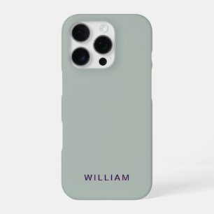 Personalized Ash Colour iPhone Case with Custom