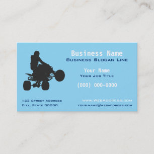 Personalized ATV Quad Off-Road & Powersports Business Card