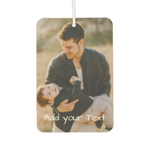 Personalized Auto Decor Family Kids Baby Photo Car Air Freshener