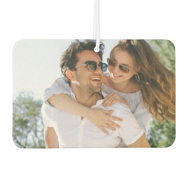 Personalized Auto Decor Family Kids Baby Photo Car Air Freshener (Front)