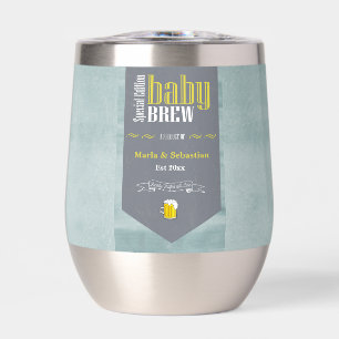 Personalized Baby Brew Beer Label Funny Shower 