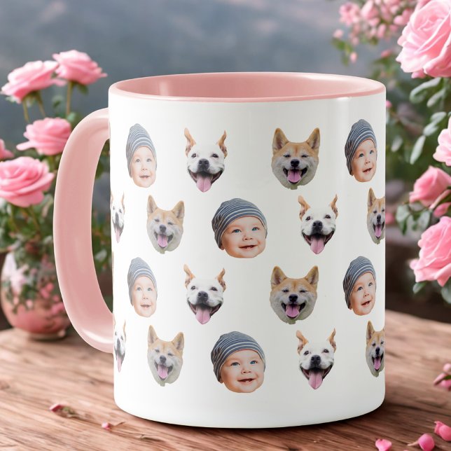 Personalized Baby Face Coffee Cup, 3 Photos       Mug (Creator Uploaded)