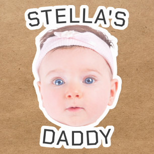 Personalized Baby Face Photo Dad Gift