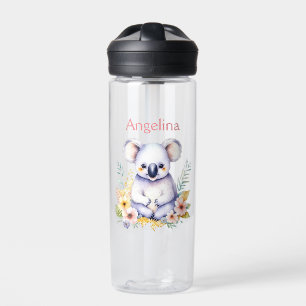 Personalized Baby Koala Bear Water Bottle