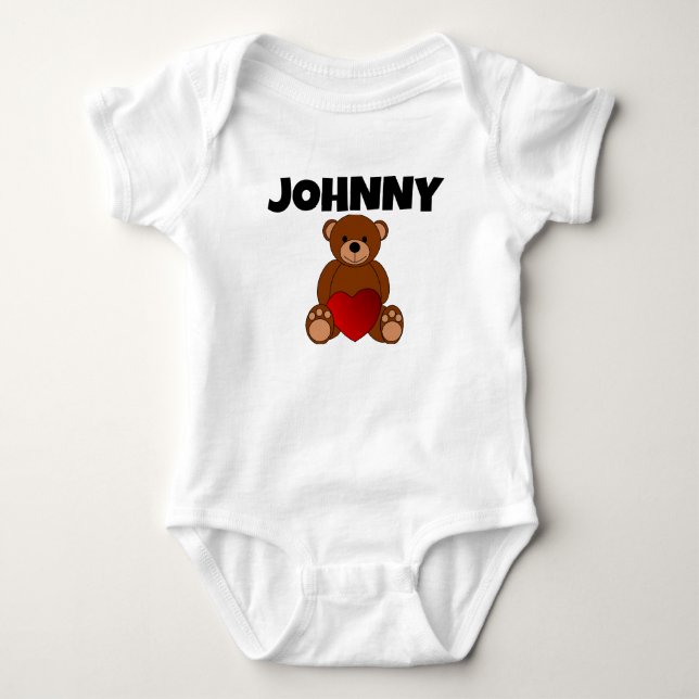 PERSONALIZED BABY ONE-PIECE BODYSUIT (Front)
