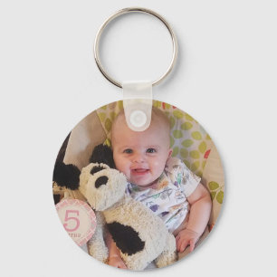 Personalized Baby Photo Key Chain