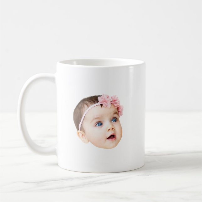 Personalized Baby Photo Mug Custom Father's Day  (Left)
