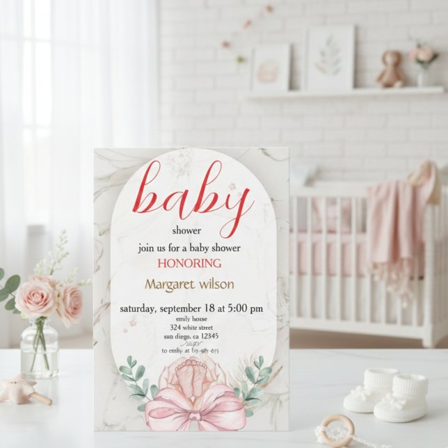 Personalized Baby Shower Card – Cute  (Creator Uploaded)