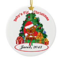 PERSONALIZED "Baby's First Christmas" Ornament