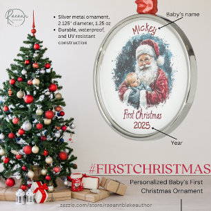 Personalized Baby's First Christmas Ornament