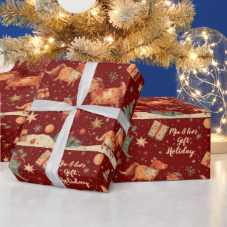 personalized baby's firts christmas, Custom Name Wrapping Paper