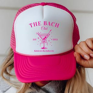 Personalized Bach Club Bachelorette Party Favors Trucker Hat