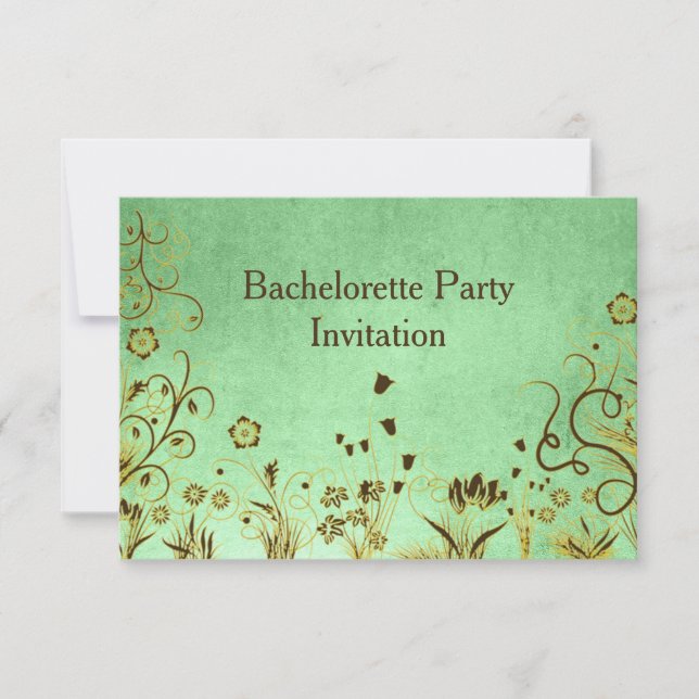 Personalized Bachelorette Birthday Party Invitatio Invitation (Front)