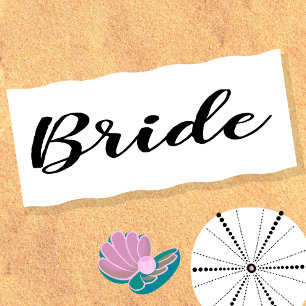 Personalized Bachelorette Bride Beach Towel