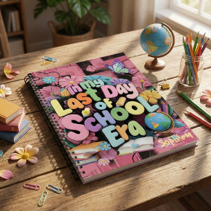 Personalized back to school last day of school era notebook