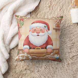Personalized" Baking Spirits Bright" Christmas  Cushion
