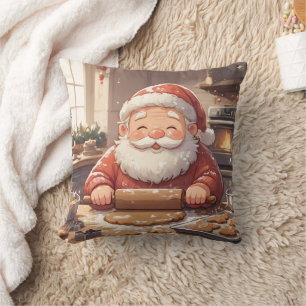 Personalized" Baking Spirits Bright" Christmas Cushion