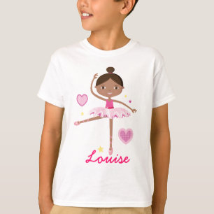 Personalized Ballerina B T-Shirt