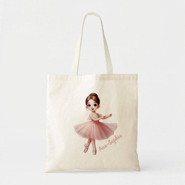 Personalized Ballerina Ballet Bag (Front)