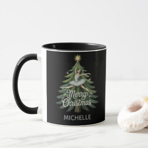 Personalized Ballerina ballet dancer christmas Mug