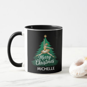 Personalized Ballerina ballet dancer christmas  Mug