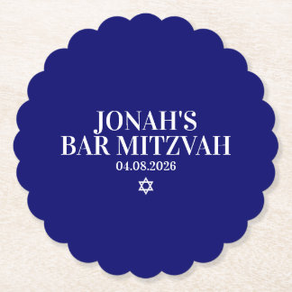 Personalized Bar Mitzvah Coaster