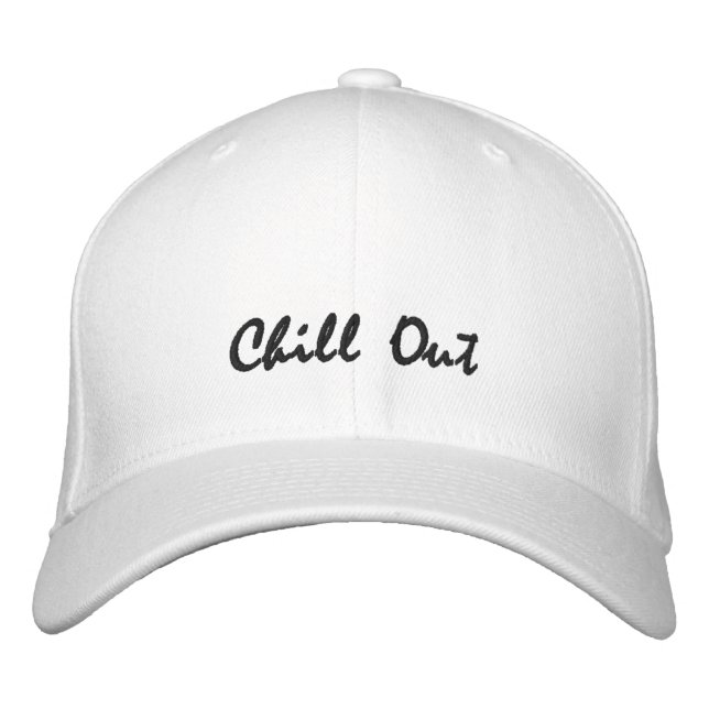 Personalized Baseball Cap Chill Out (Front)