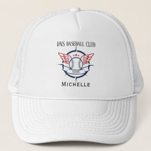 Personalized baseball Club Name Classic Trucker Hat