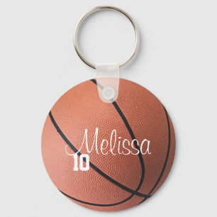 Personalized Basketball Keychain