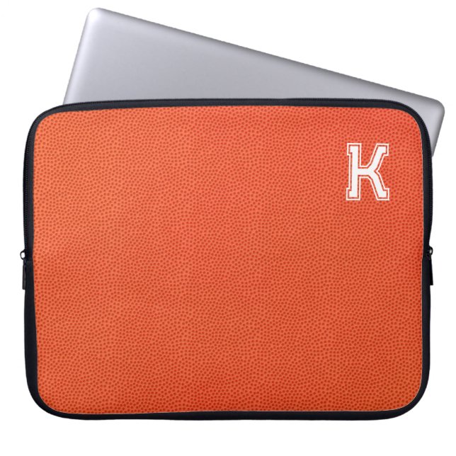 Personalized Basketball Laptop Sleeve (Front)