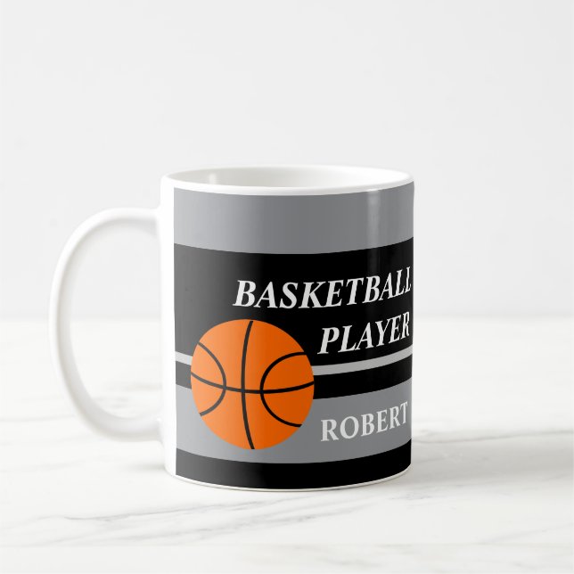 Personalized Basketball Mug (Left)