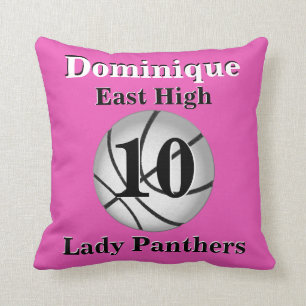PERSONALIZED Basketball Pillows with 5 Text Boxes