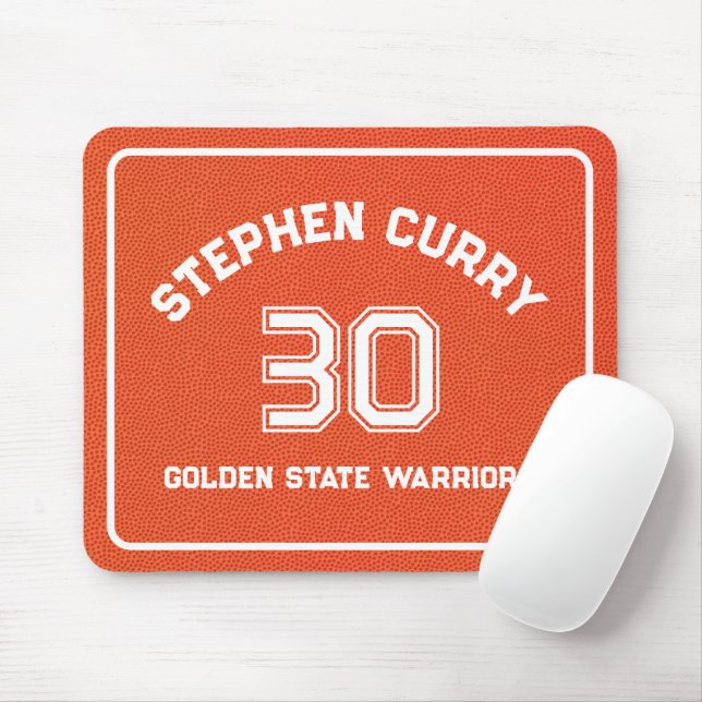 Personalized Basketball Player Sport Simple Fun Mouse Mat (With Mouse)
