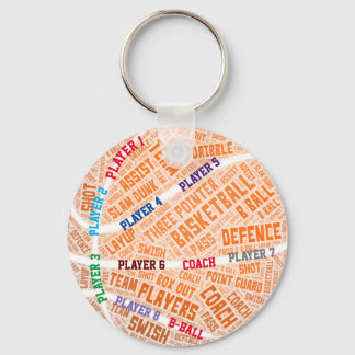 Personalized Basketball team Coach Gift Keychain