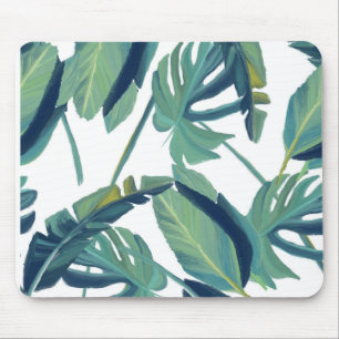 Personalized Beach Palm Leaf Tropical Mouse Mat