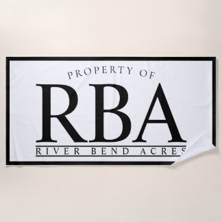 PERSONALIZED BEACH TOWEL | Family Name Towel