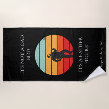 Personalized Beach Towel for Dad