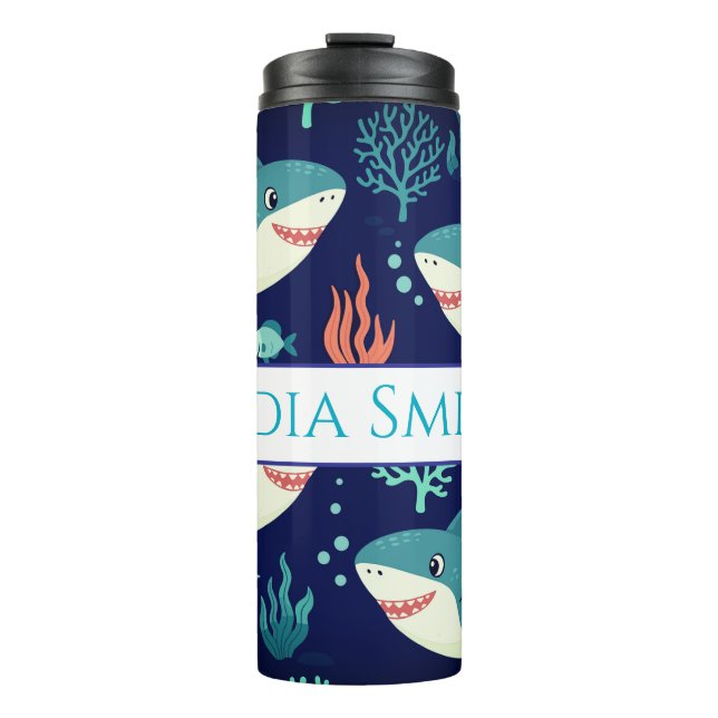 Personalized Beachy drink tumbler (Front)