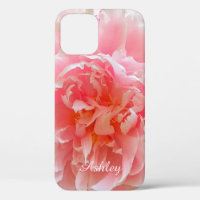 Personalized Beautiful Pink Hawaiian Coral Peony