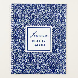 Personalized Beauty Salon William Morris Planner