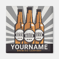Personalized Beer Bottle Craft Brewing Company