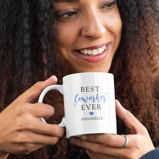 Personalized Best Coworker Ever Coffee Mug (Creator Uploaded)