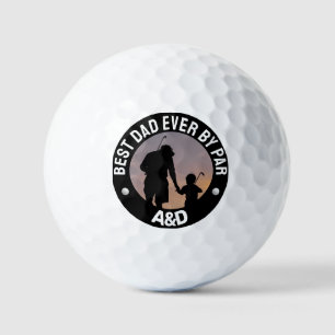  personalized  best Dad ever Custom Photo Golf Balls