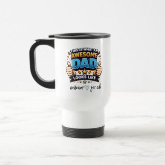 Personalized Best Daddy Ever | Custom Father’s Day Travel Mug