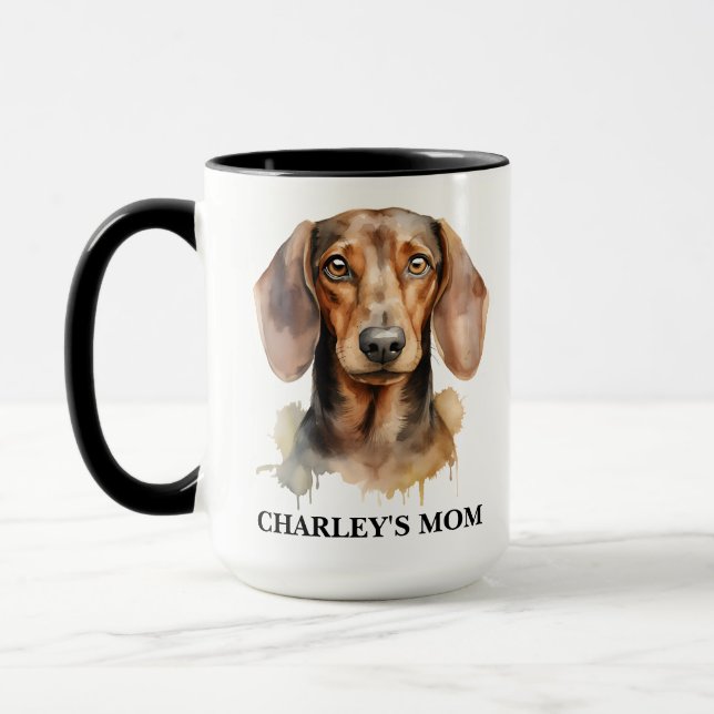 Personalized Best Dog Mom  Photo | Mother’s Day Mug (Left)