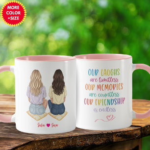 Personalized Best Friend Mug for Women   Funny Fri