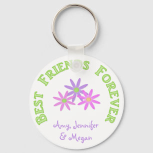 Personalized Best Friends Forever Keychain